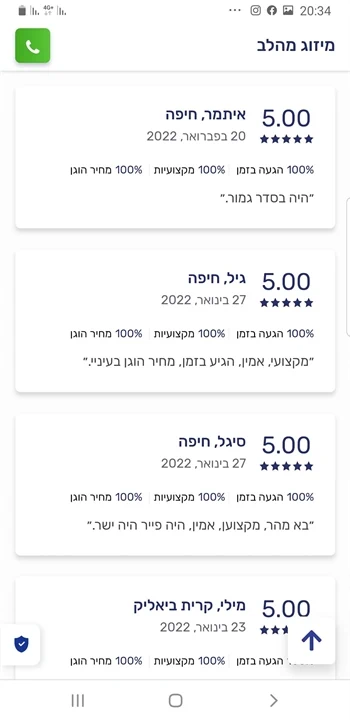 המלצת לקוחות